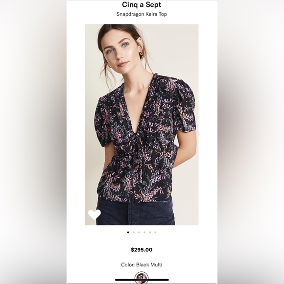 cinq a sept Tops - Cinq a Sept Snapdragon Keira Top